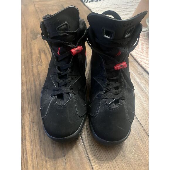 Nike‎ Air Jordan 6 Retro Infrared 2014 384664 023 Used Men's Size 11 Black Bred - Picture 1 of 9